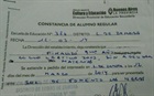 Constancia de estudios cursados